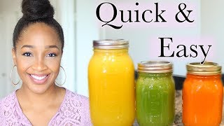 Simple Juice Recipes for Beginners  Juicing 101  JUICING WITH DREA  Entrepreneur Life [upl. by Ahsienel788]