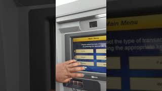 How to Deposit Cash in the ATM machine [upl. by Nosde]