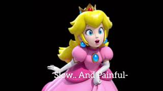 Princess Peach’s BloodCurdling Scream In 15 Voice Variations [upl. by Naillik]