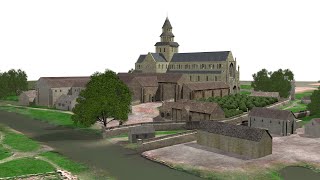 Chertsey Abbey 1362 Reimagined [upl. by Meli939]