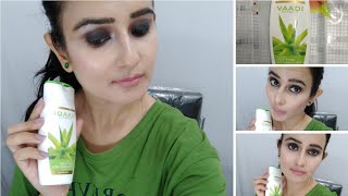 VAADI HERBALS DEEP PORE CLEANSING MILK  Removes Makeup  Review amp Demo Rs 64  SWATI BHAMBRA [upl. by Jacoby]