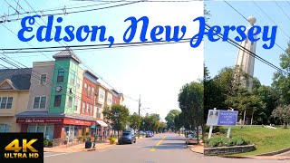 Edison New Jersey  4K Dash Tour [upl. by Pirali]