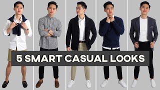 What Is Smart Casual  5 Basic Smart Casual Outfit Ideas [upl. by Neira]