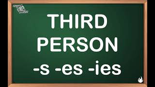 THIRD PERSON SIMPLE PRESENT RULES [upl. by Vorfeld]