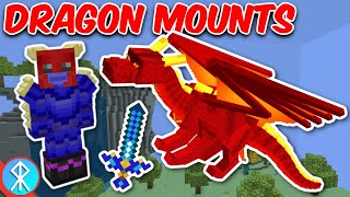 DRAGON MOUNTS Addon BedrockMCPEXbox Minecraft [upl. by Manard750]