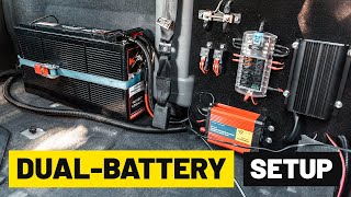 Ford Ranger 170Ah DualBattery Setup REDARC STEDI amp Lightforce [upl. by Wilda]