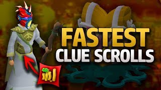 Fastest Ways to get Clue Scrolls OSRS [upl. by Joelle]