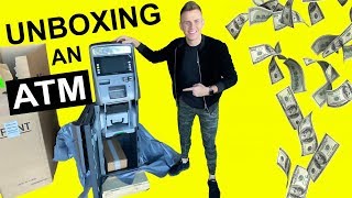 ATM Unboxing  How To Set Up An ATM Machine Passive Income [upl. by Ymaral864]