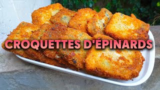 Croquettes dÉpinards À lItalienne 🇮🇹 [upl. by Isyed460]