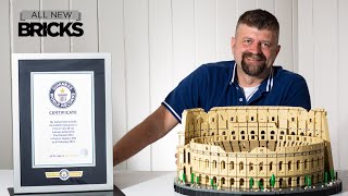 Guinness World Record for Fastest Time to Build the Lego Colosseum [upl. by Jari]