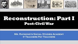 Reconstruction Part I  APUSH amp US History EOC [upl. by Marsha]