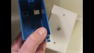 Coax Outlet Installation  How To [upl. by Longfellow]