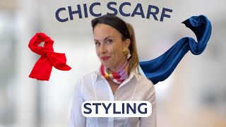 How to Wear a Scarf 6 Elegant Fashion Tips [upl. by Eseneg]