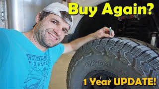 Yokohama Geolandar XAT Hybrid – 1 Year Update Review BUY Again  Super Duty Build  Part 14 [upl. by Caspar]