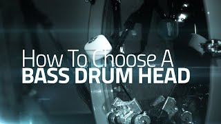 How To Choose A Bass Drum Head  Drumeo [upl. by Baruch969]