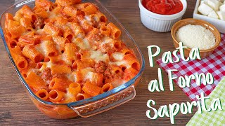 PASTA AL FORNO SAPORITA Ricetta Facile di Benedetta  Baked Pasta Easy Recipe [upl. by Ora462]