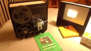 Vintage Kodak Instamatic M65A Movie Projector Super 8 amp 8mm Film Projector [upl. by Eimot190]