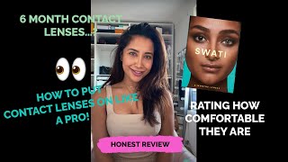 Swati coloured contact lenses I What are they like Worth the money HONEST REVIEW [upl. by Pippy632]