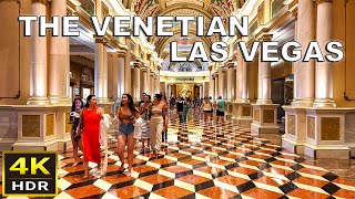 4K HDR The Venetian Las Vegas Walking Tour  2023  Las Vegas Nevada USA [upl. by Lleruj]