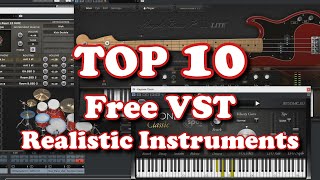 Top 10  Free VST  The Best Realistic Instruments 2020 [upl. by Retsev279]