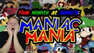 ITS FINALLY HERE  FIVE NIGHTS AT SONICS MANIAC MANIA FULL RELEASE  36 CHALLENGES amp MUCH MORE [upl. by Anek730]