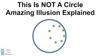 Circle Illusion Explained With Math [upl. by Retsevlys]