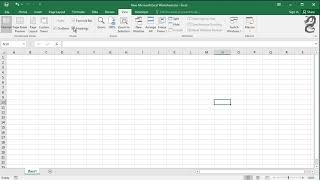 Row and column headings disappearing missing in Excel [upl. by Acnairb]