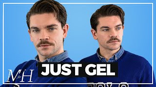 Mens Hairstyle Just Using Gel  How To [upl. by Nelda401]