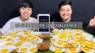 60 FRIED EGG CHALLENGE  Meitei Mukbang [upl. by Ennalyrehc215]