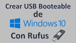 👨‍💻 Informática  Crear USB Booteable de Windows 10 con Rufus  2021  ✅ [upl. by Scharff710]