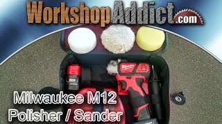 Milwaukee M12 VAriable Speed Polisher  Sander with Accessory Kit [upl. by Frederik573]