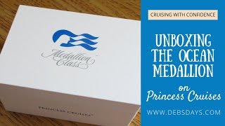 Unboxing the Ocean Medallion from Princess Cruises MedallionClass Ships [upl. by Enahpad]