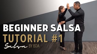 Beginner Salsa Tutorial  Learn How To Salsa Dance With A Partner  Demetrio amp Nicole [upl. by Iroc]