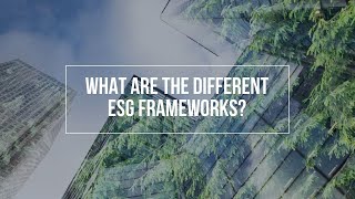 What Are the Different ESG Frameworks [upl. by Greiner]