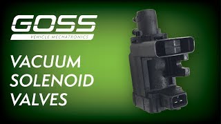 Goss Products Vacuum Solenoid Valves [upl. by Lefton]