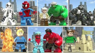 LEGO Marvel Super Heroes  All Transforming Characters [upl. by Attennaej]