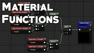 UE4 Tutorial Material Functions [upl. by Arabella107]