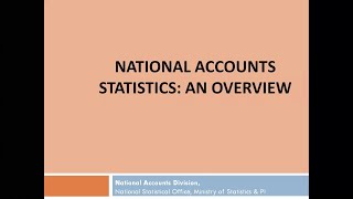 Overview of National Accountd [upl. by Imhsar]