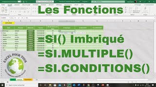 ✅ EXCEL GRATUIT  Comment ça marche  SI Imbriqué SIMULTIPLE SICONDITIONS [upl. by Schafer]