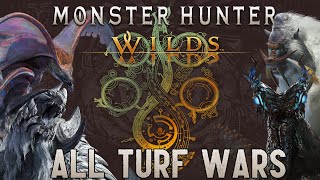 Every Monster Hunter Wilds Turf Wars  Part 1 [upl. by Valry]