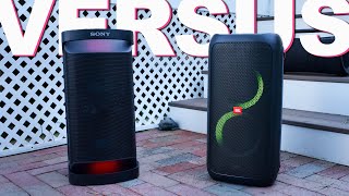 JBL Partybox 100 Vs Sony XP500 [upl. by Nahshu]