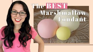 The BEST Marshmallow Fondant Recipe EVER [upl. by Beora]