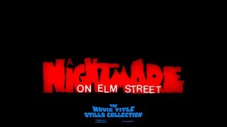 A Nightmare on Elm Street 1984 title sequence [upl. by Naras]