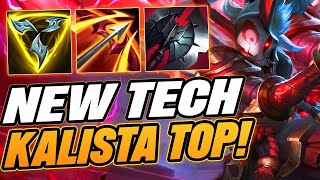 NEW KALISTA TOP BUILD IS AN AOE ARMOR SHREDDING MACHINE  League of legends [upl. by Burra]