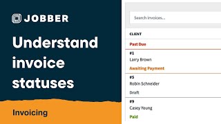 Understand Invoice Statuses  Invoicing [upl. by Ahsinet685]
