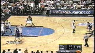 Rafer Alston Dribbles Between His Legs Whistled For Traveling [upl. by Beutner]