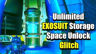 Unlimited Exosuit Storage Space Unlock Glitch  No Mans Sky [upl. by Loats486]