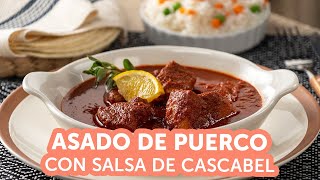 Asado de Puerco con Salsa de Cascabel  Kiwilimón [upl. by Alitta6]