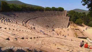 Epidavros Greece Perfect Acoustics  Rick Steves’ Europe Travel Guide  Travel Bite [upl. by Elysia629]