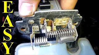 How to replace a Blower Motor Resistor [upl. by Arianne925]